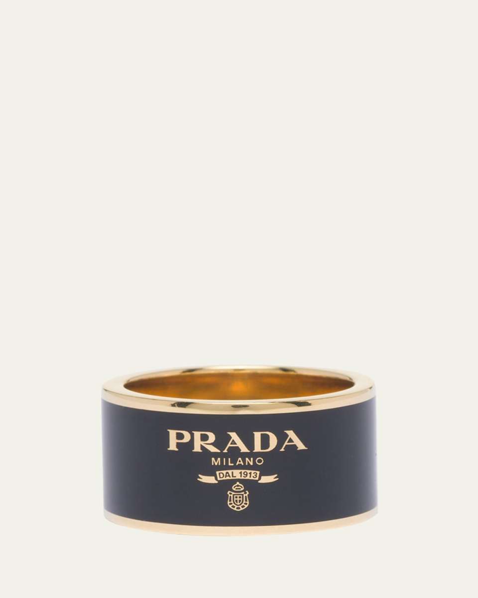 Logo Enamel Brass Ring